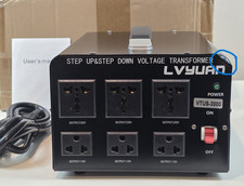 Lvyuan Heavy Duty Step Up  Step Down Voltage Transformer Model VTUS-3000 Read