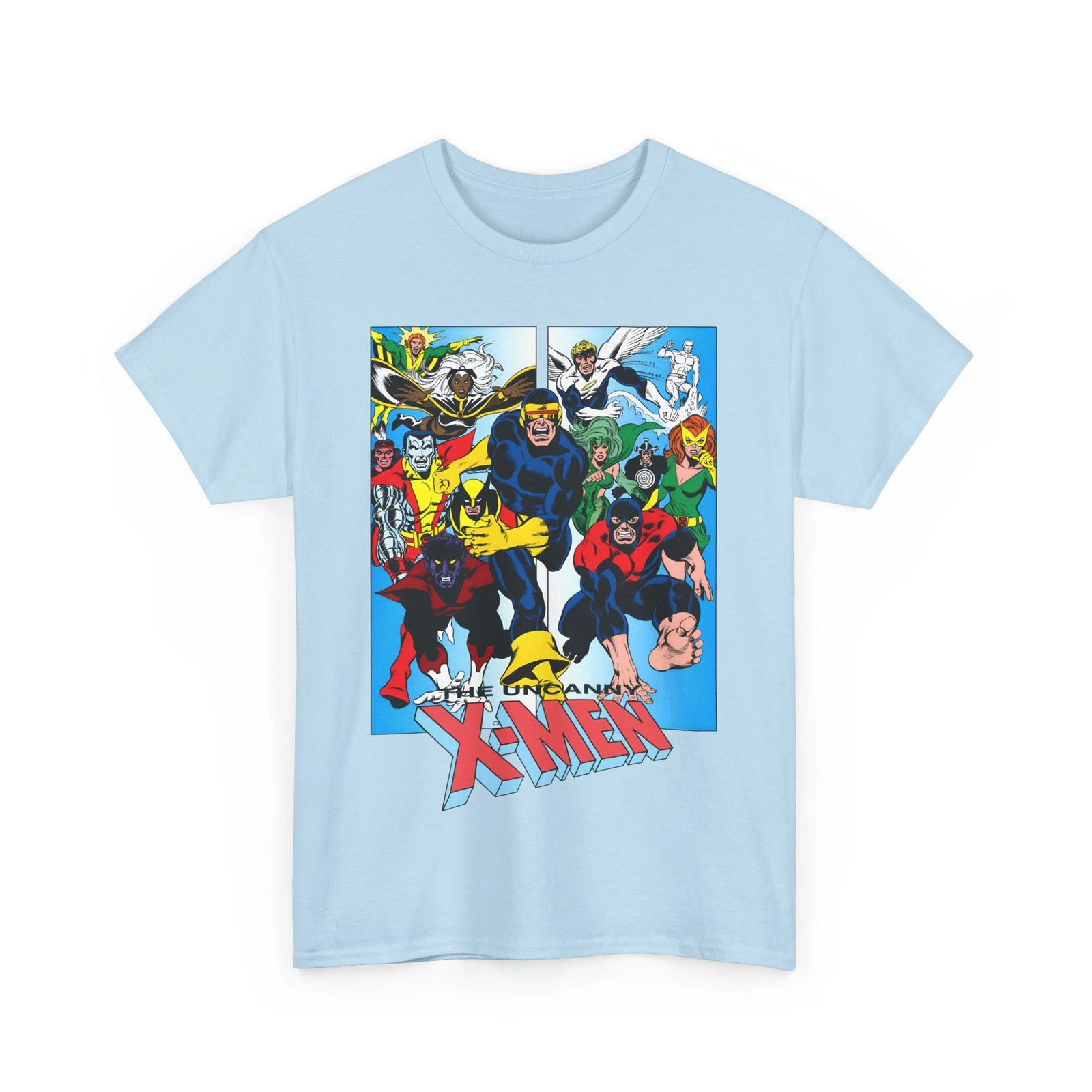 Uncanny X-Men T-Shirt - Dave Cockrum Art - Marvel Comics - Wolverine, Storm