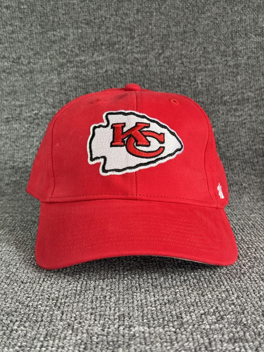 '47 Brand Kansas City Chiefs NFL Red Hat Cap Hook and Loop