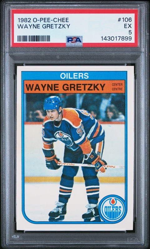 1982 O PEE CHEE  WAYNE GRETZKY # 106 PSA 5