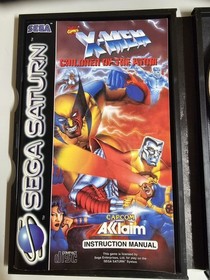 X-Men: Children of the Atom Sega Saturn + Manual (1996) PAL Complete Capcom