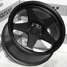 Circuit Csf22 18x9.5 5x120 38 Flat Black Spun Forged Wheel Spoon Regamaster Evo