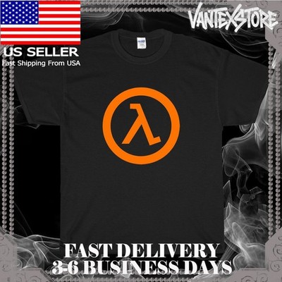 NEW SHIRT COUNTER STRIKE HALF LIFE LOGO MEN'S T-SHIRT FUNNY AMERICAN SIZE S-5XL
