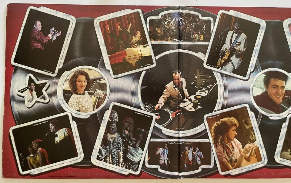 American Hot Wax OST 2xLP EX A&M Chuck Berry Jerry Lee Lewis Buddy Holly - Image 3 of 4