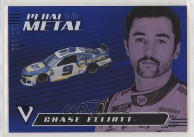 2021 Panini Chronicles Pedal to the Metal Blue 63/199 Chase Elliott #1 7m3