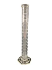 PYREX Glass 250mL White Double Metric Class A TD Graduated Cylinder 3023-250