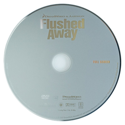 Flushed Away DVD 2007 Full Screen DreamWorks Aardman Animated Family Movie