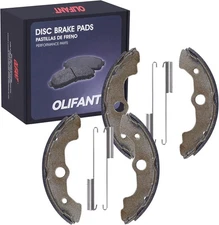 2 Pairs Front Brake Shoes for FourTrax 300 4X4 / Rancher 350 400 / Foreman 400 4