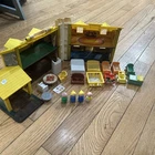 Vintage Fisher Price Little People Family House 1969 With Dolls And Accessories