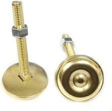 Heavy Duty Pinball Leg Leveler, 3 Inch, Set of 4, Silver, Gold or Black