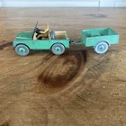 DINKY LAND ROVER AND TRAILER, 340/341 UNBOXED  #c5