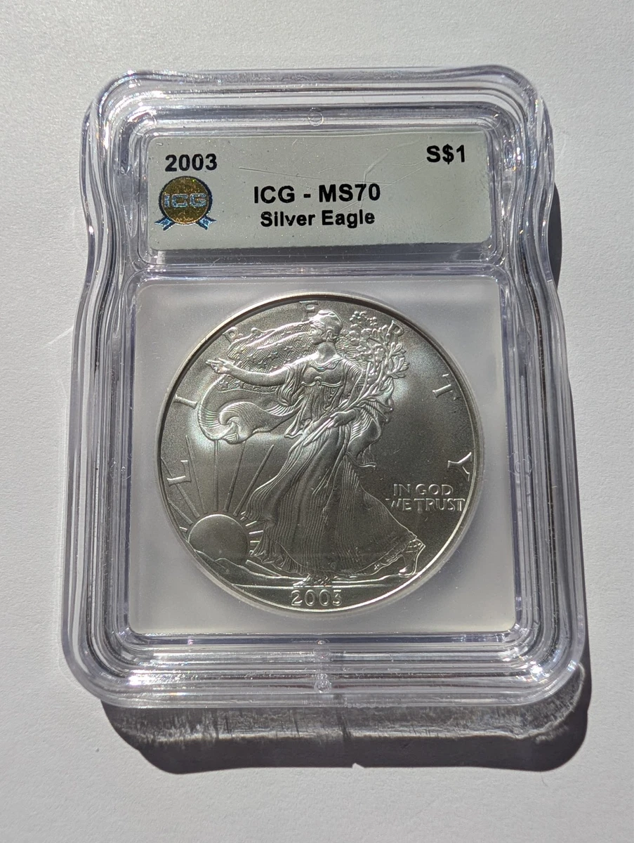 2003 ICG Certified Silver Bullion Coins for sale | eBay