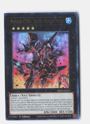Yugioh #MP25-EN275 Number C101: Silent Honor DARK