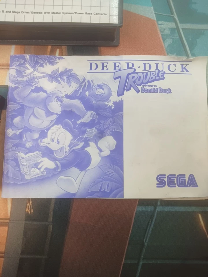 Deep Duck Trouble Donald Duck SEGA Master System gebraucht in OVP + Anleitung - Bild 3 von 4