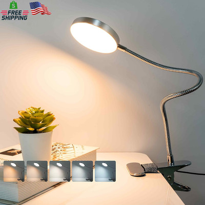 Clip-On Lamp Reading Light - 5 Color Modes, 10 Brightness Levels, 8W, 66 LED, Ey