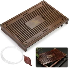 Wooden Tea Tray 17 Inch Chinese Kung Fu Tea Tray Gongfu Tea Table with Water ...