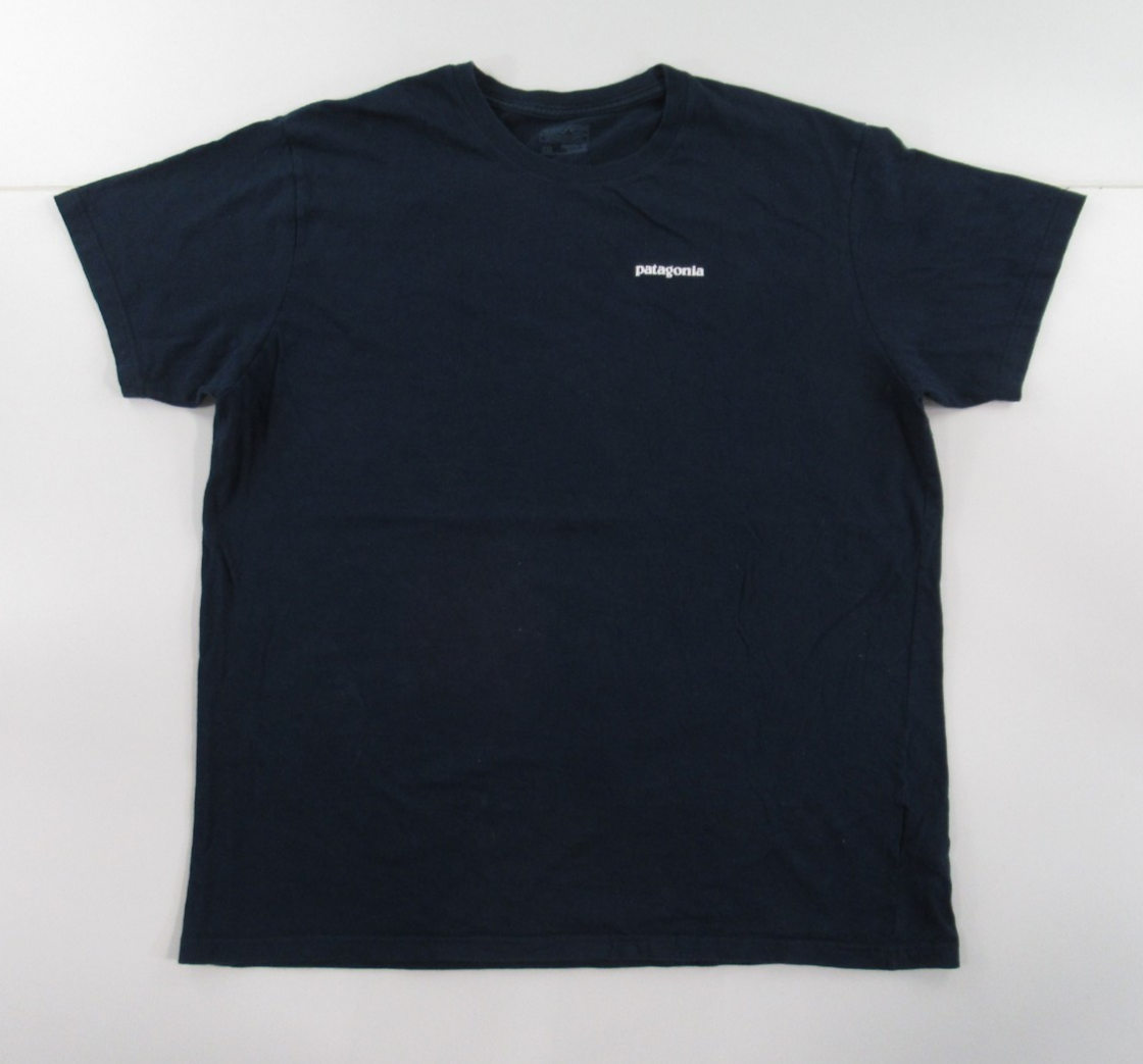 Patagonia Men's Regular Fit Navy Short Sleeve T-Shirt Size XXL