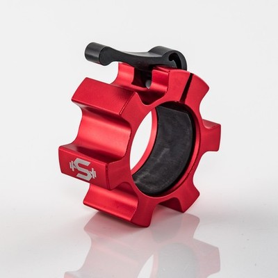 Slitisian Athletics PowerLock Pro Schnellverschluss Barbell Collar Klemme rot