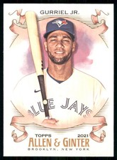 2021 Topps Allen & Ginter #205 Lourdes Gurriel Jr. Toronto Blue Jays 53257