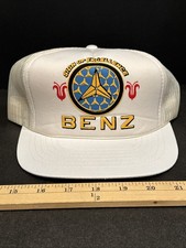 c1990s MERCEDES BENZ Hat SnapBack Sign Of Excellence Germany Logo Made In Korea