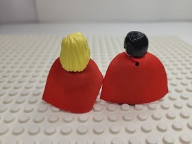 LEGO sh0157 sh0156 Supergirl & Superman from Brainiac Attack 76040 Minifigures