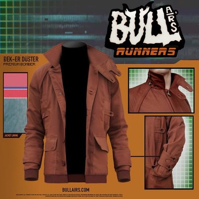 Bull Airs Blade Runner inspired Dek-Er Duster Bomber Jacket size Medium