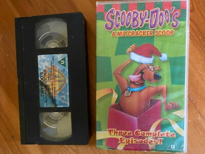 Scooby Doo The Nutcracker Scoob  plus 2 more Episodes Christmas  VHS Video 