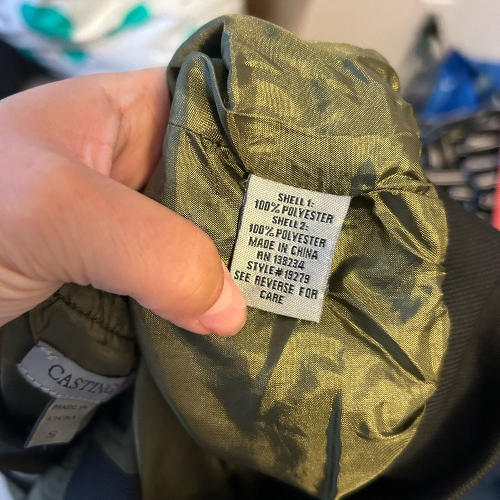 Casting LA Embroidered Patchwork Bomber Jacket Wo… - image 4