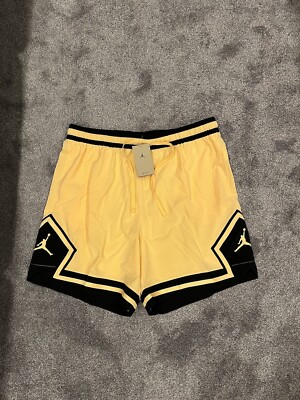 Nike Air Jordan Dri-Fit Woven Diamond Shorts Peach/Black Men Size  display picture 1