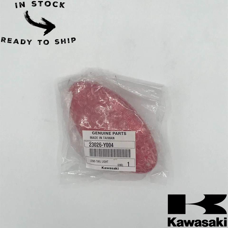 Lámpara de lente de luz trasera genuina OEM Kawasaki 23026-Y004 Foto 3 de 4