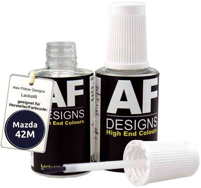 Lackstift für Mazda 42M Deep Crystal Blue Perl schnelltrocknend 2x20ml