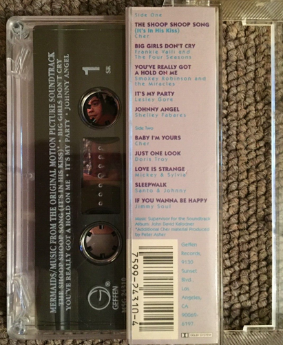 Mermaids - Original Soundtrack Cassette - Cher - Shoop Shoop Song Baby I'm Yours - Picture 2 of 2