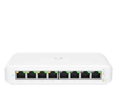 Managed Switch Ubiquiti 8p USW-Lite-8-PoE Layer-2 8x Gigabit RJ45 4x PoE+ 52W