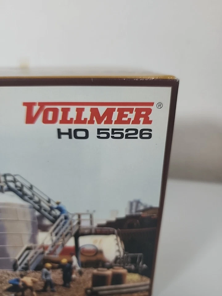 Vollmer H0 Kit Unbuilt 5526 Petrol Gasoline Storage Tank Esso Shell with sticker - Image 2 of 4