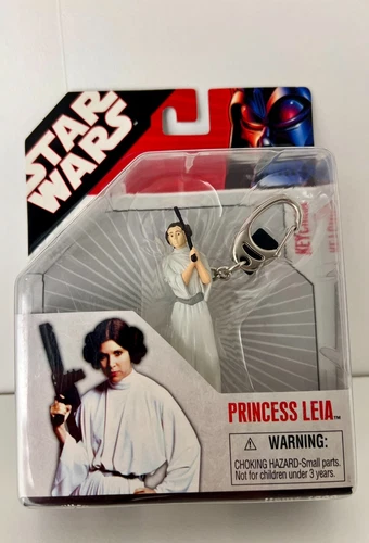 Star Wars Series One Keychains 2007 Princess Leia Key Ring New Unopened