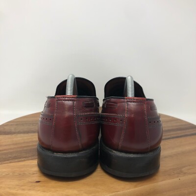 Allen Edmonds Mens Berwick Loafer Burgundy Almond Toe  display picture 3