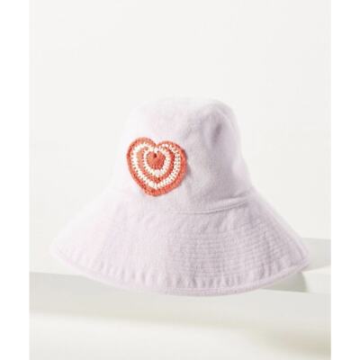 Kerri Rosenthal Terry Cloth Sunny Daze Bucket Hat lavender  display picture 3