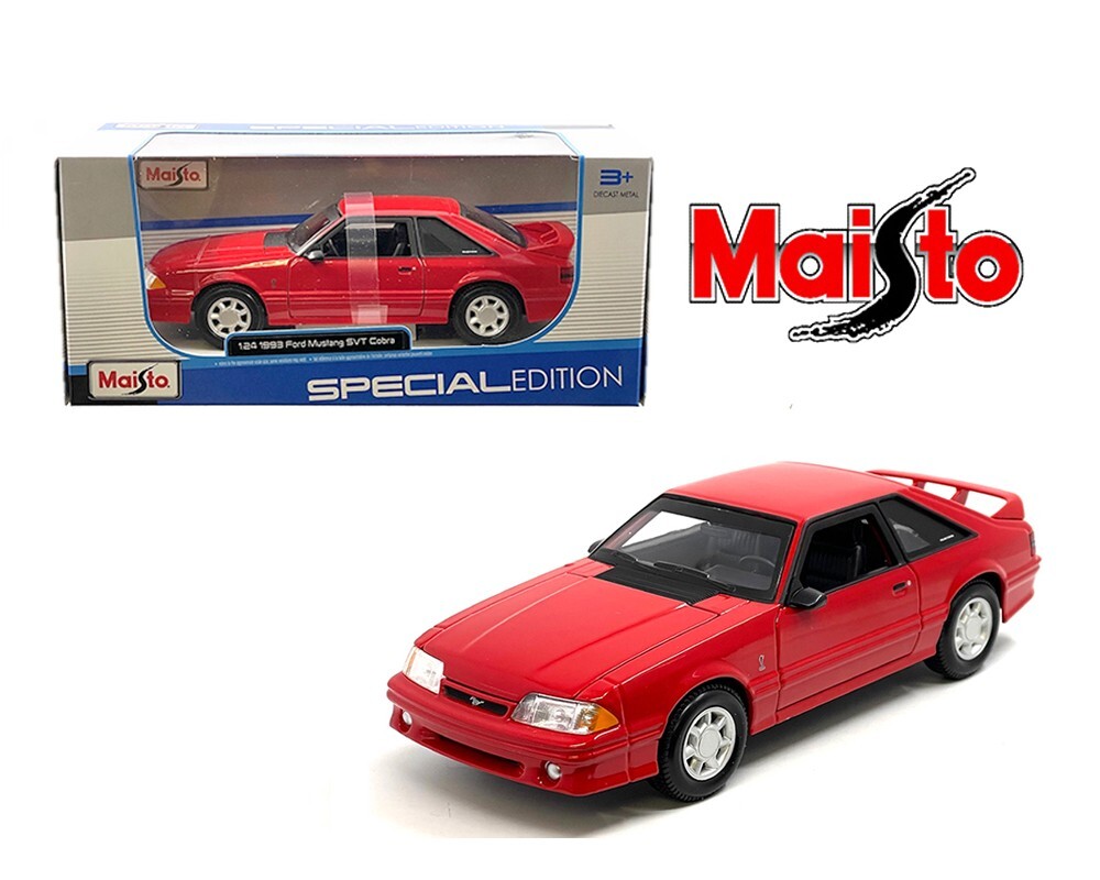 1993 Ford Mustang SVT Cobra – Red 1/24 maisto 32906RD | eBay