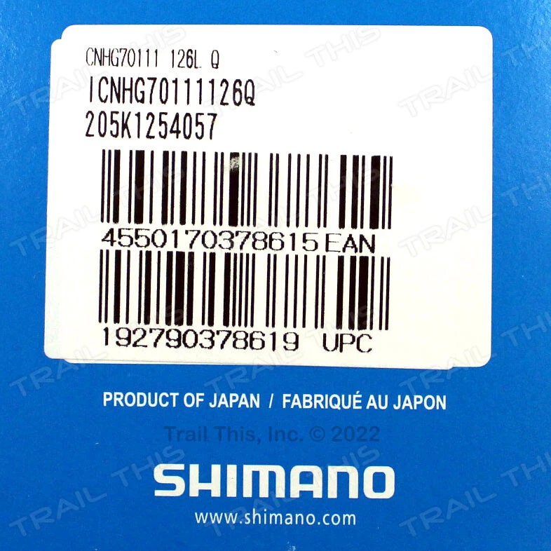 Shimano HG701 11-Speed Bike Chain 126L Ultegra Deore XT Quick-Link 126-Links - Image 4 of 4