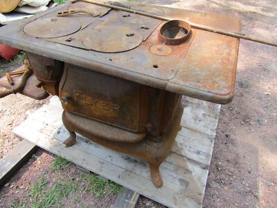 ANTIQUE FOSTER'S FLYER CAST IRON COOK LAUNDRY STOVE NO. 8-16 | eBay