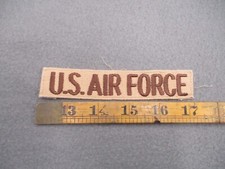 US Air Force Name Tape Strip Patch Desert D5