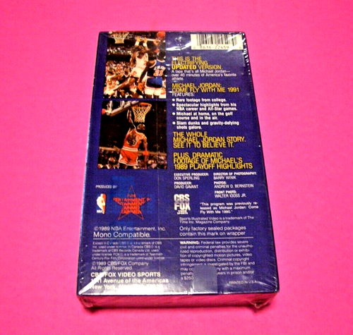 MICHAEL JORDAN - COME FLY WITH ME -VHS - 1991 - FACTORY SEALED - BRAND NEW - Picture 3 of 9