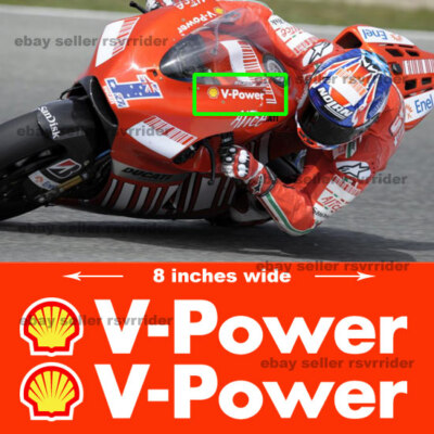 Shell V-power oil and lubricants decals