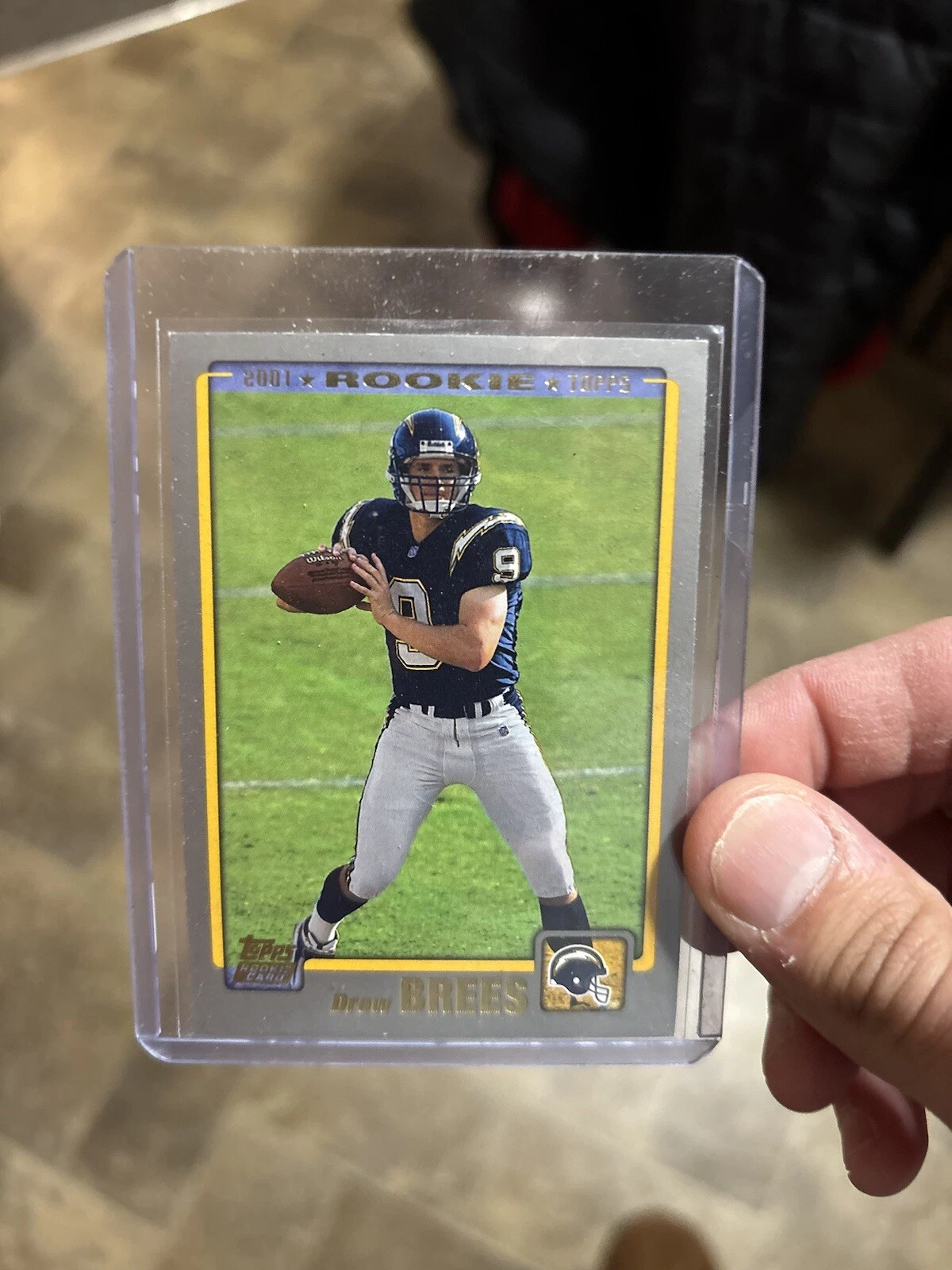 Drew Brees trading card