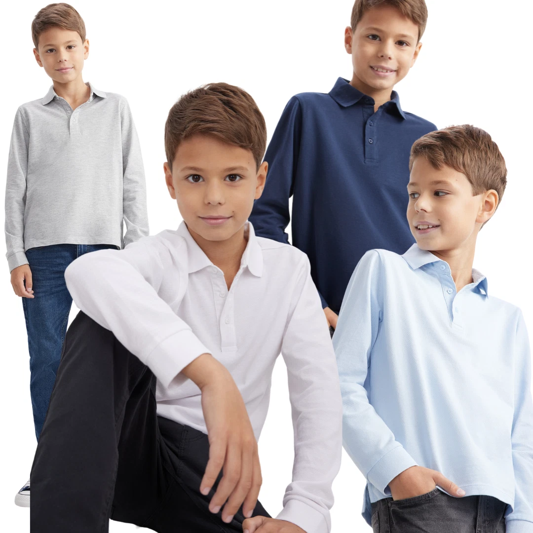 Boys long sleeve dri hotsell fit