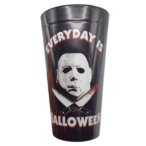 Halloween Michael Freddie Kruger Beetlejuice Horror Glasses Cups 22oz Set of 3 - Picture 3 of 6