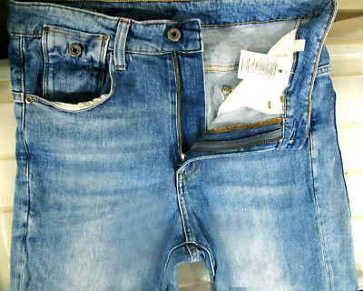 HOT Men's G STAR RAW DENIM TYPE-C 3D SLIM SKINNY STRETCH Jeans 32x34 (Fit 31x33)