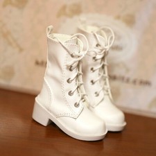 1/6yosd 1/4MSD 1/3SD BJD Shoes High Cut Boots Lace-up White/Pink/Black LUTS DOD