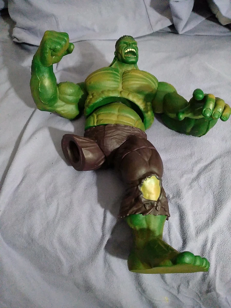 Toy Biz 2004 Gamma Rage Hulk 12 Inch Open Mouth Damaged For Parts repair custom