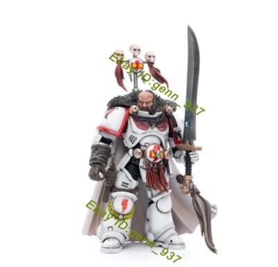 New 1/18 JOYTOY Warhammer 40K White Scars Captain Kor'sarro Khan
